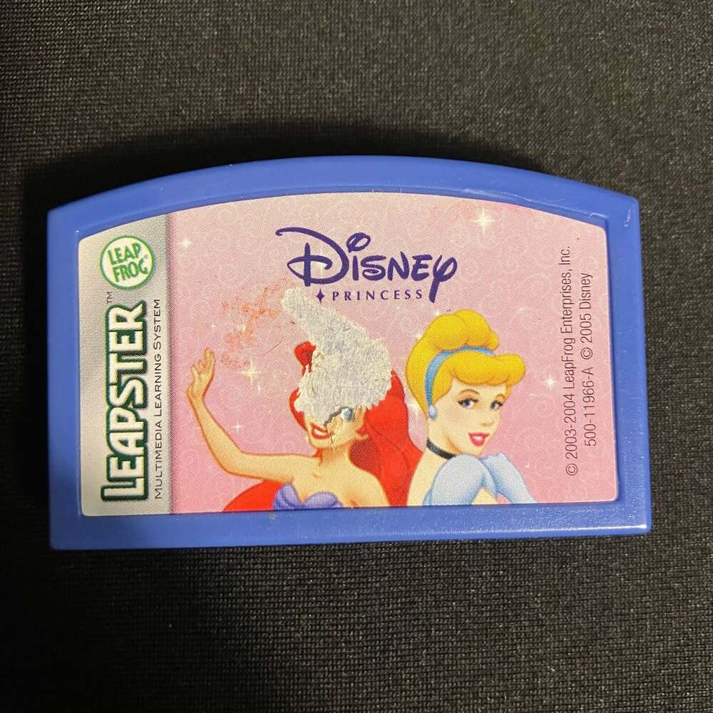 LeapFrog Leapster Disney Princess Video Game UNTESTED